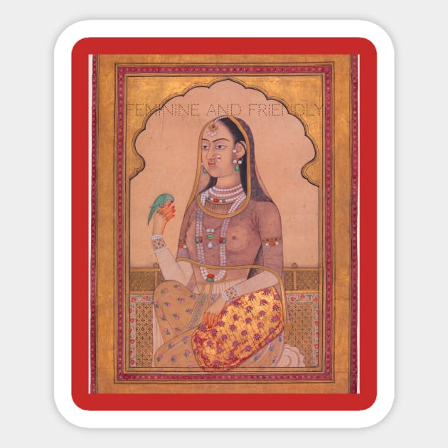 Feminine and Friendly Indian Princess Sticker by WonderfuleighDone